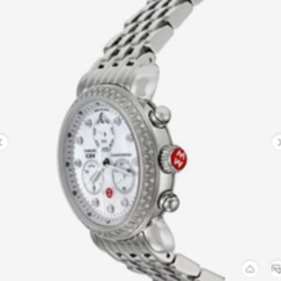 Michele Signature MW03C01 Diamond & White Dial Ladies Watch main image 4